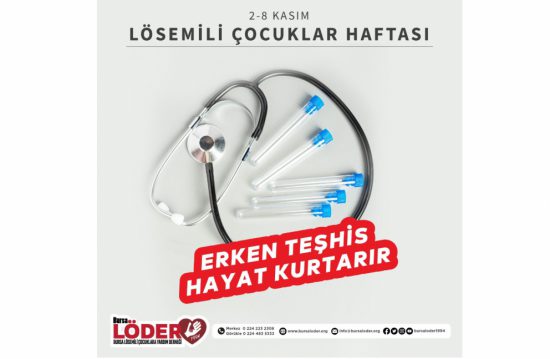 2 - 8 Kasım Lösemili Çocuklar Haftası